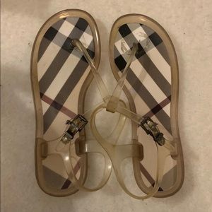 SOLD Burberry Jelly Sandals